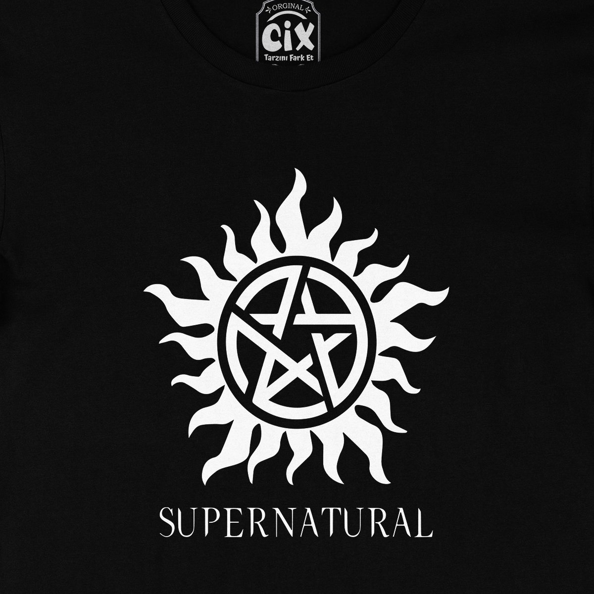Supernatural Siyah Tişört