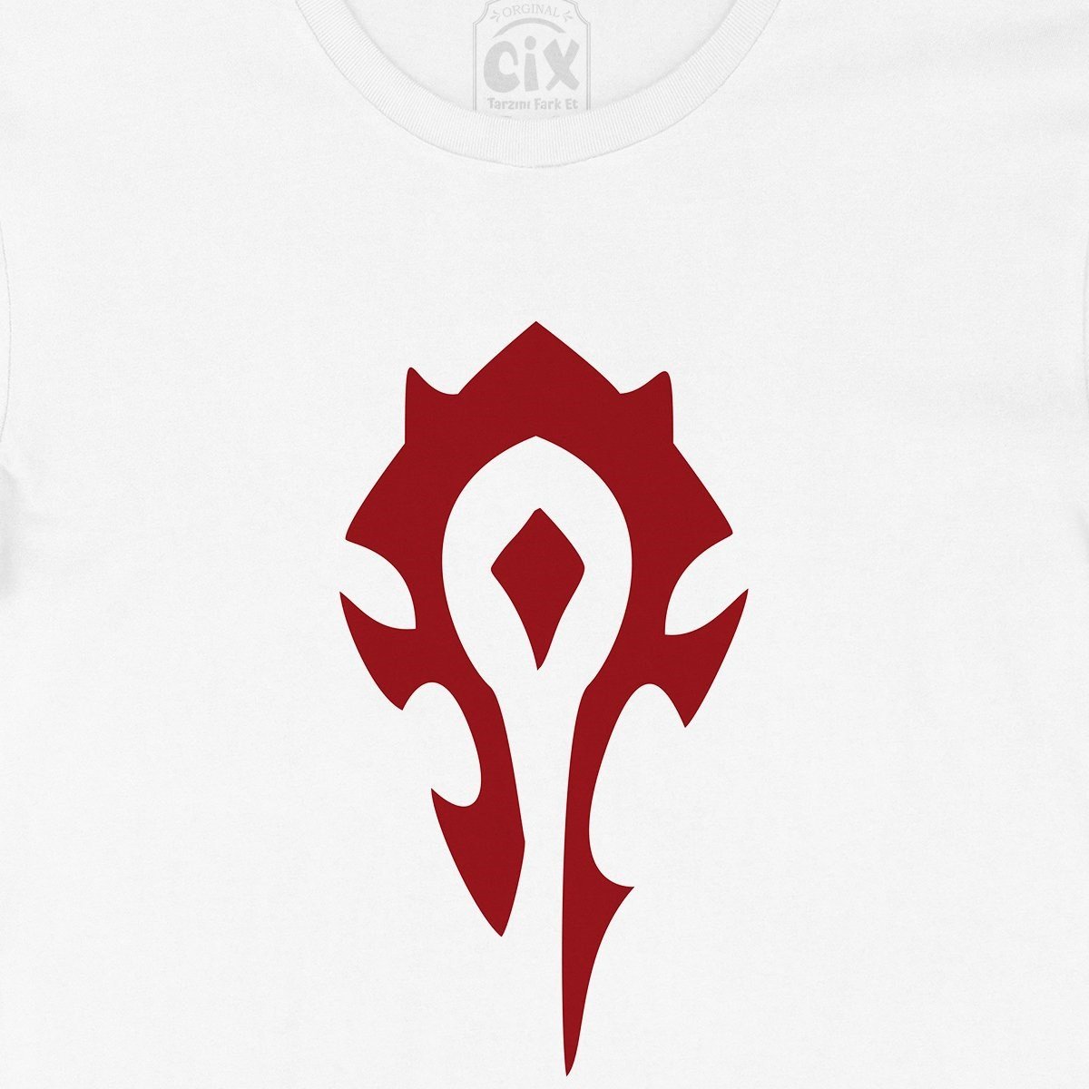 Warcraft Kırmızı Logolu Tişört
