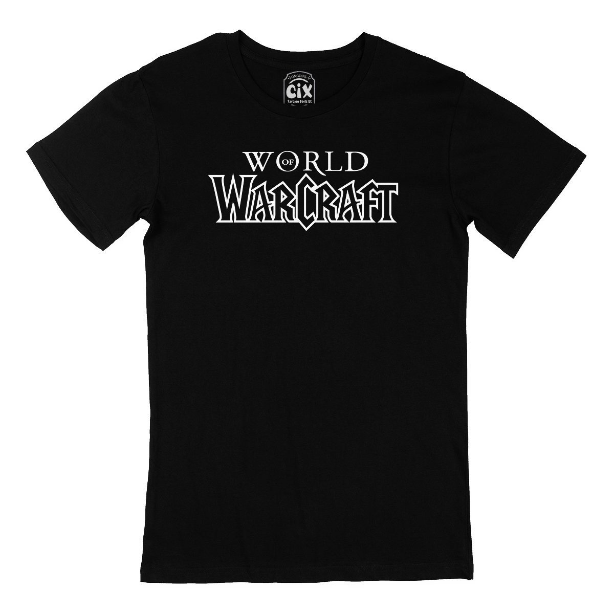 World Of Warcraft Yazılı Siyah Tişört