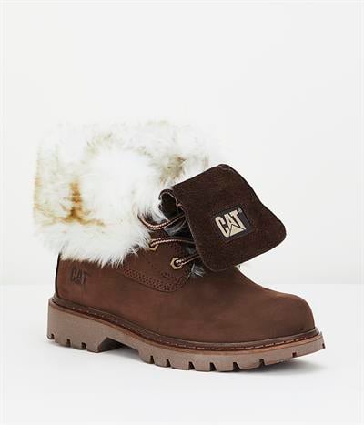 Caterpillar UTAH FUR Kadın Kahverengi Nubuk Bot