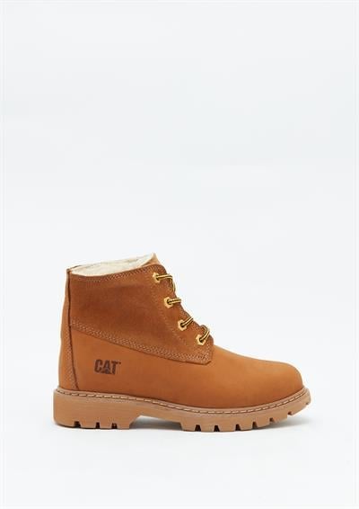 Caterpillar VERMONT FUR Kadın Sarı Nubuk Yarım Bot
