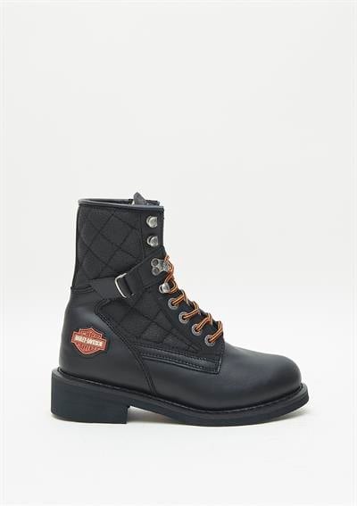 Harley-Davidson NEW WORKER Kadın Siyah Deri Bot