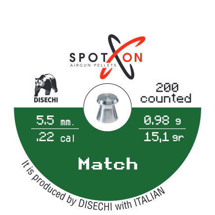 Spoton Match 5.5 mm Havalı Tüfek Saçması