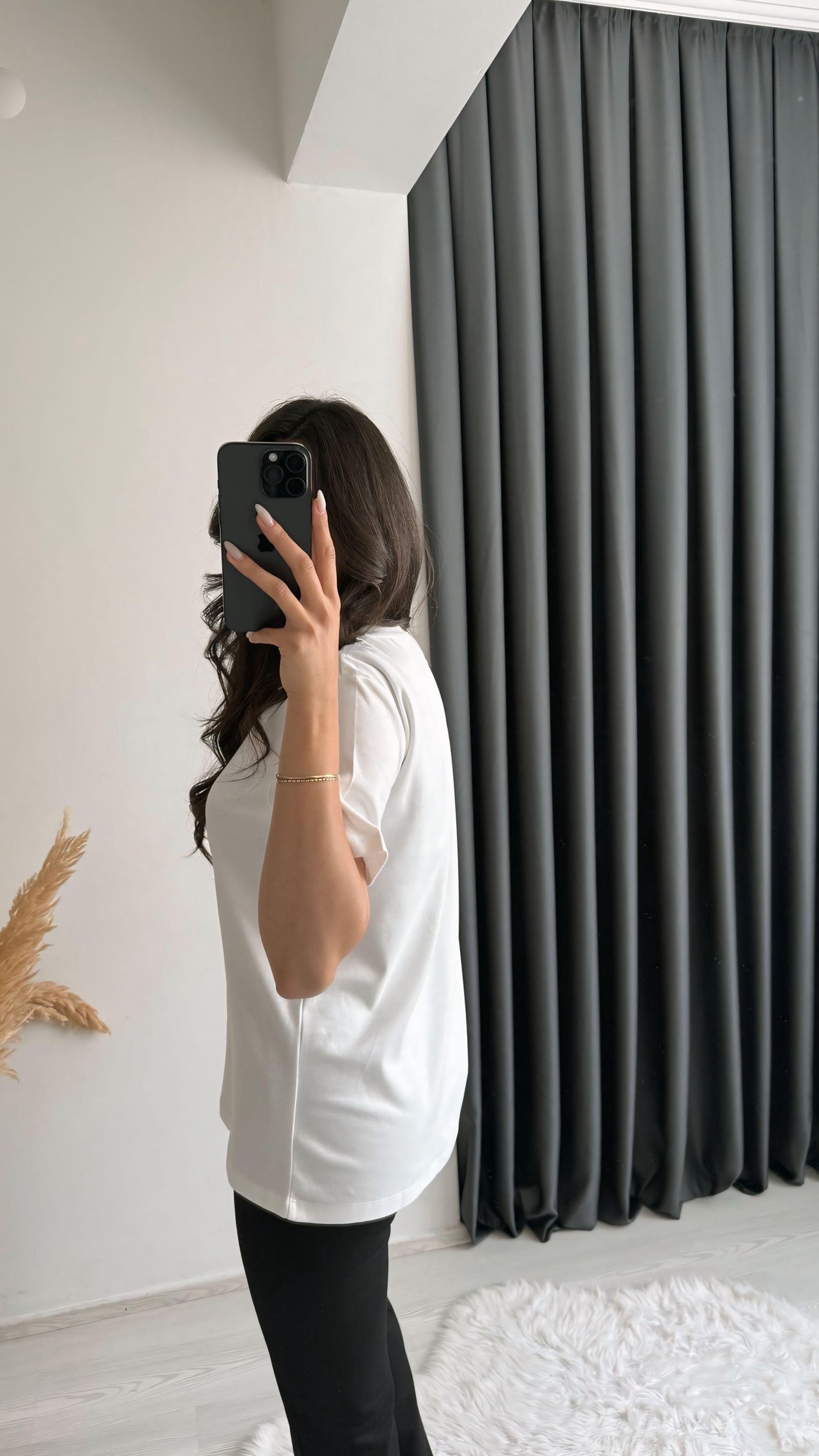 Beymi Orj Marka Taşlı Tshirt Beyaz