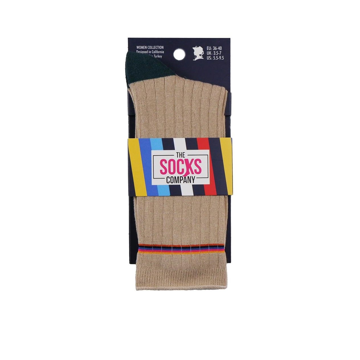 The Socks Company Desenli Kadın Soket Çorap