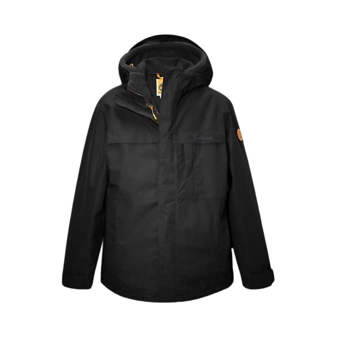 Timberland Water Resistant 3in1 Jacket Erkek Siyah Mont