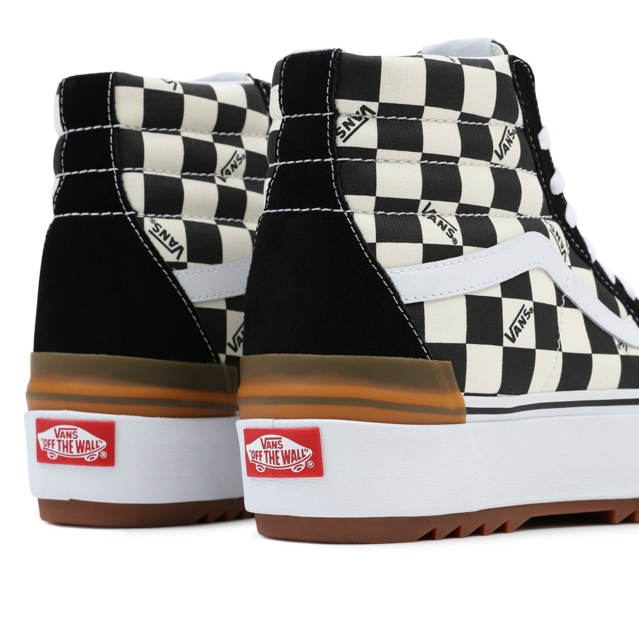 Vans SK8-HI Stacked Boğazlı Damalı Sneaker