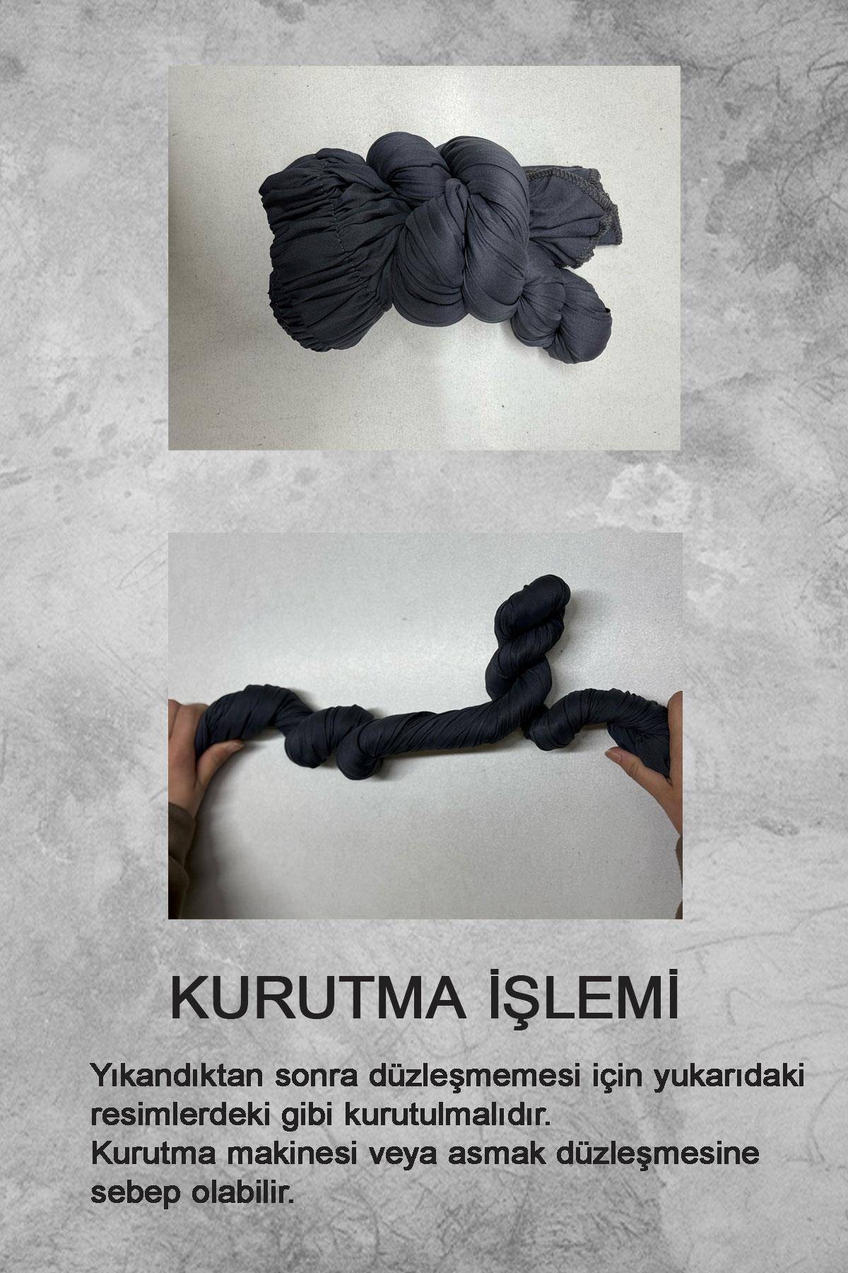 Kraşlı Etek Mor HM2706