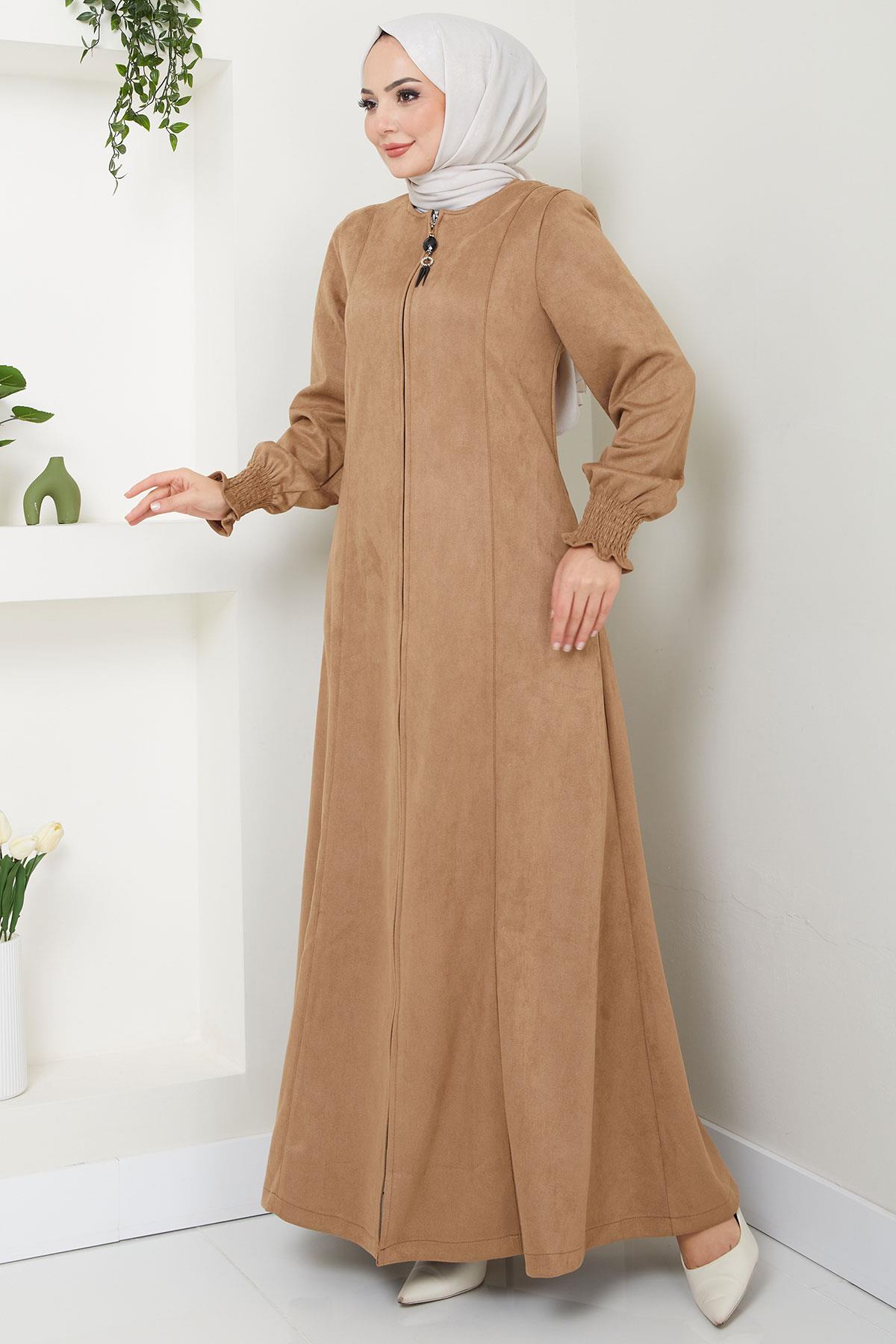 Manşeti Gipeli Süet Ferace Camel HM2543