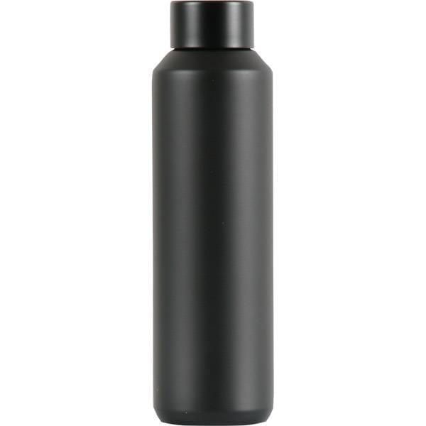 Spor/Şık Siyah Çelik Termos 600 ml