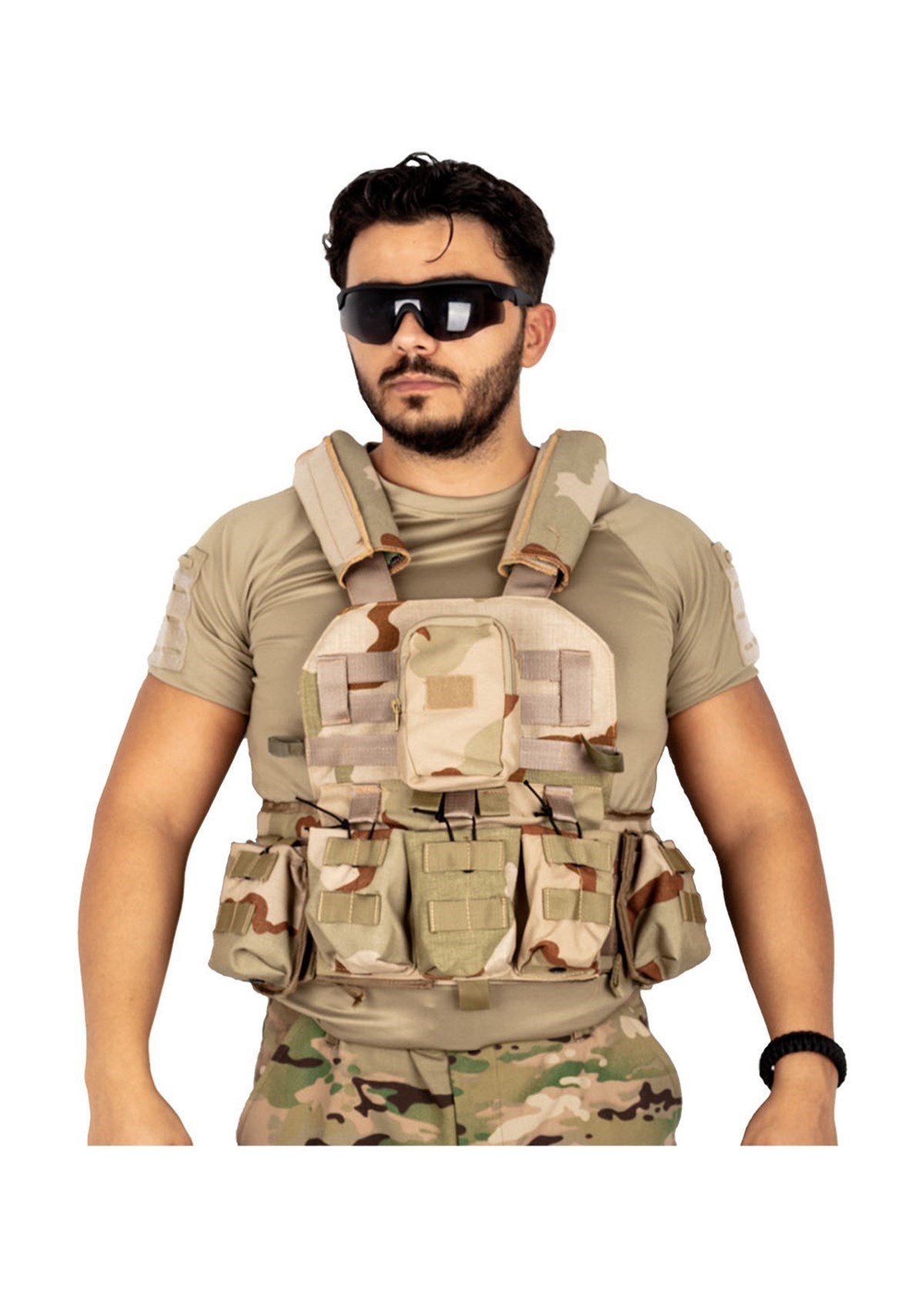 Çöl Kamuflaj Tactikal Hücum Yeleği