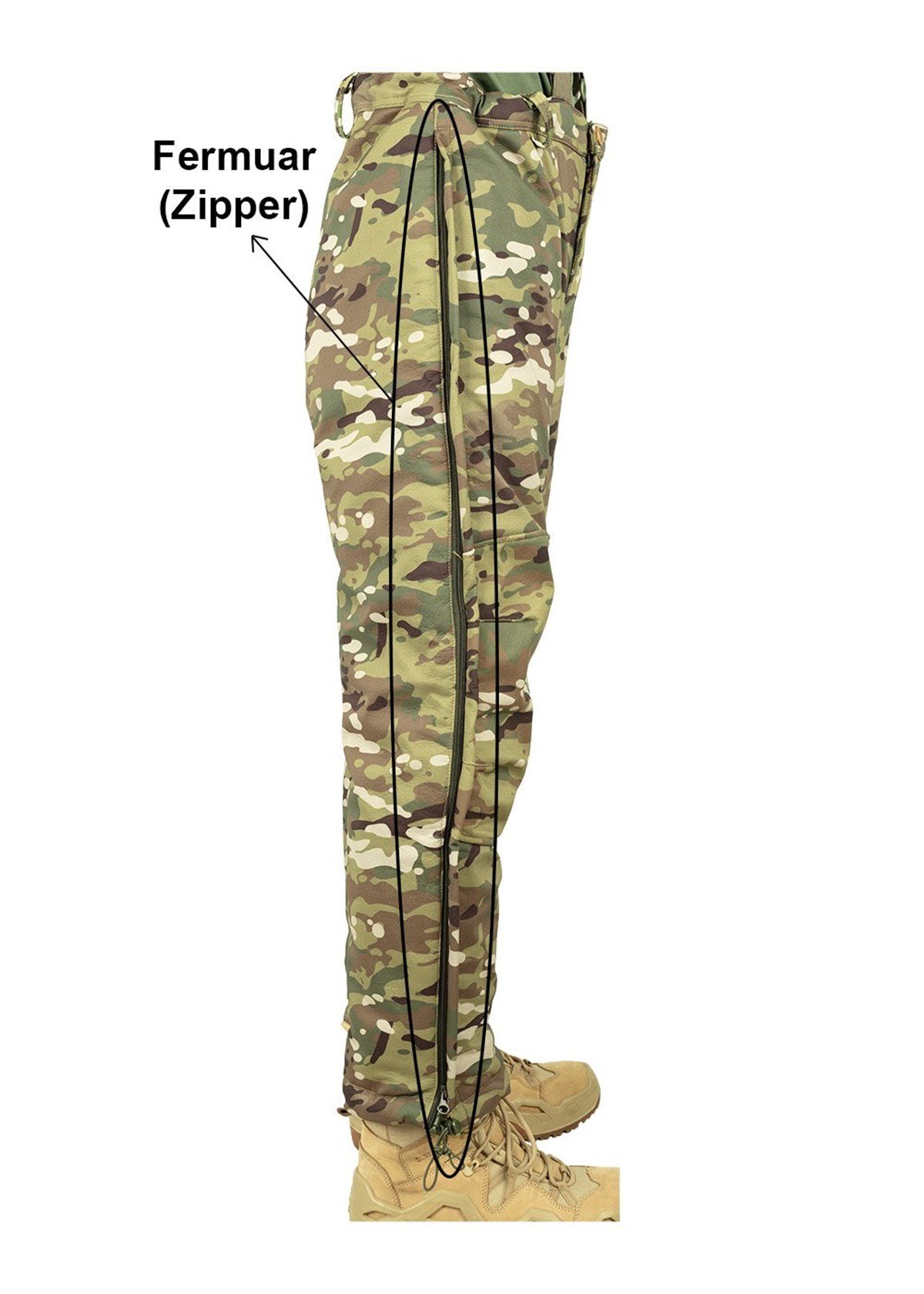 Multicam Kışlık Kamuflaj Takım Askılı