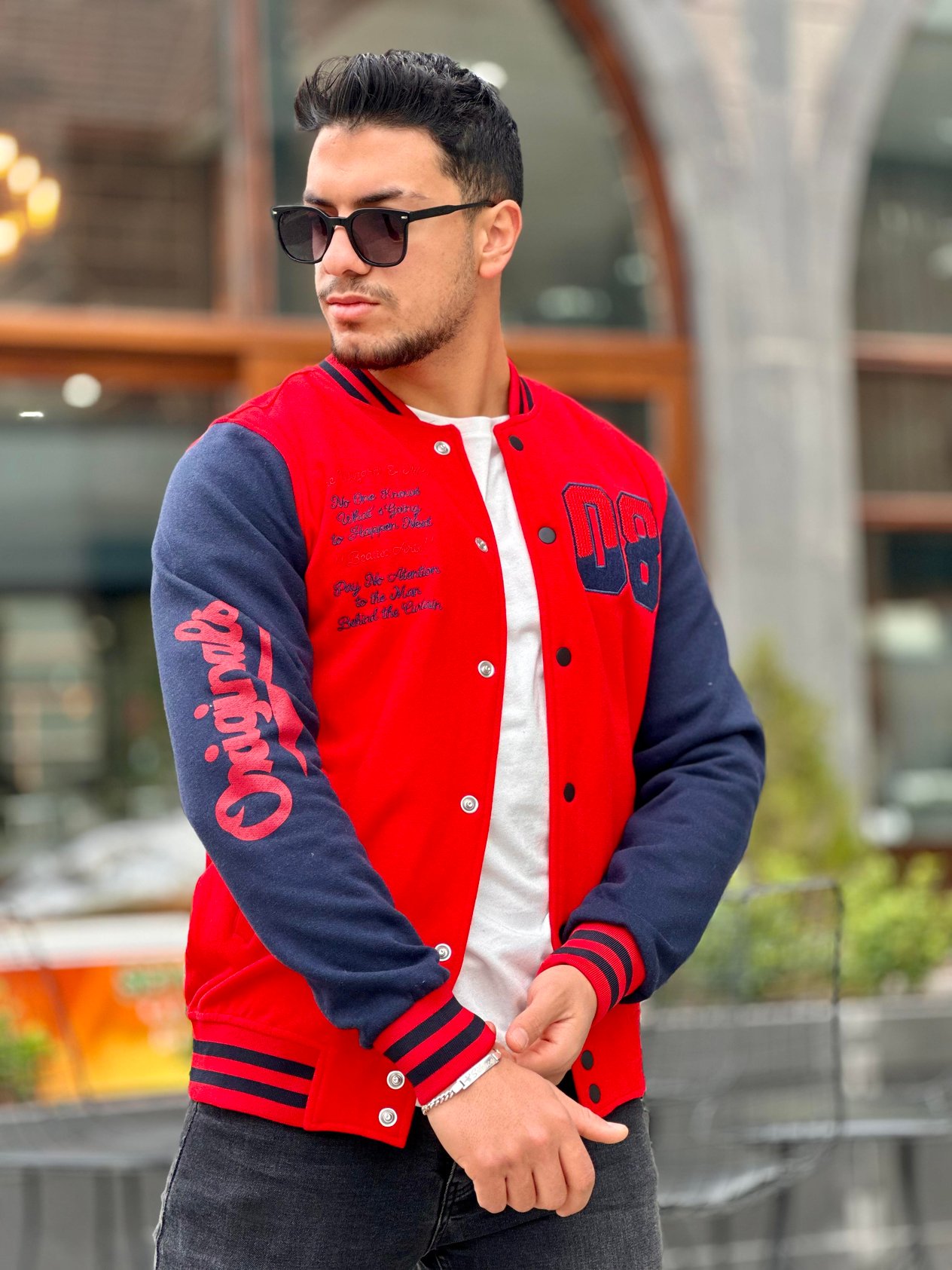 Miron Erkek 08 Kolej Ceket Regular Fit-Kırmızı