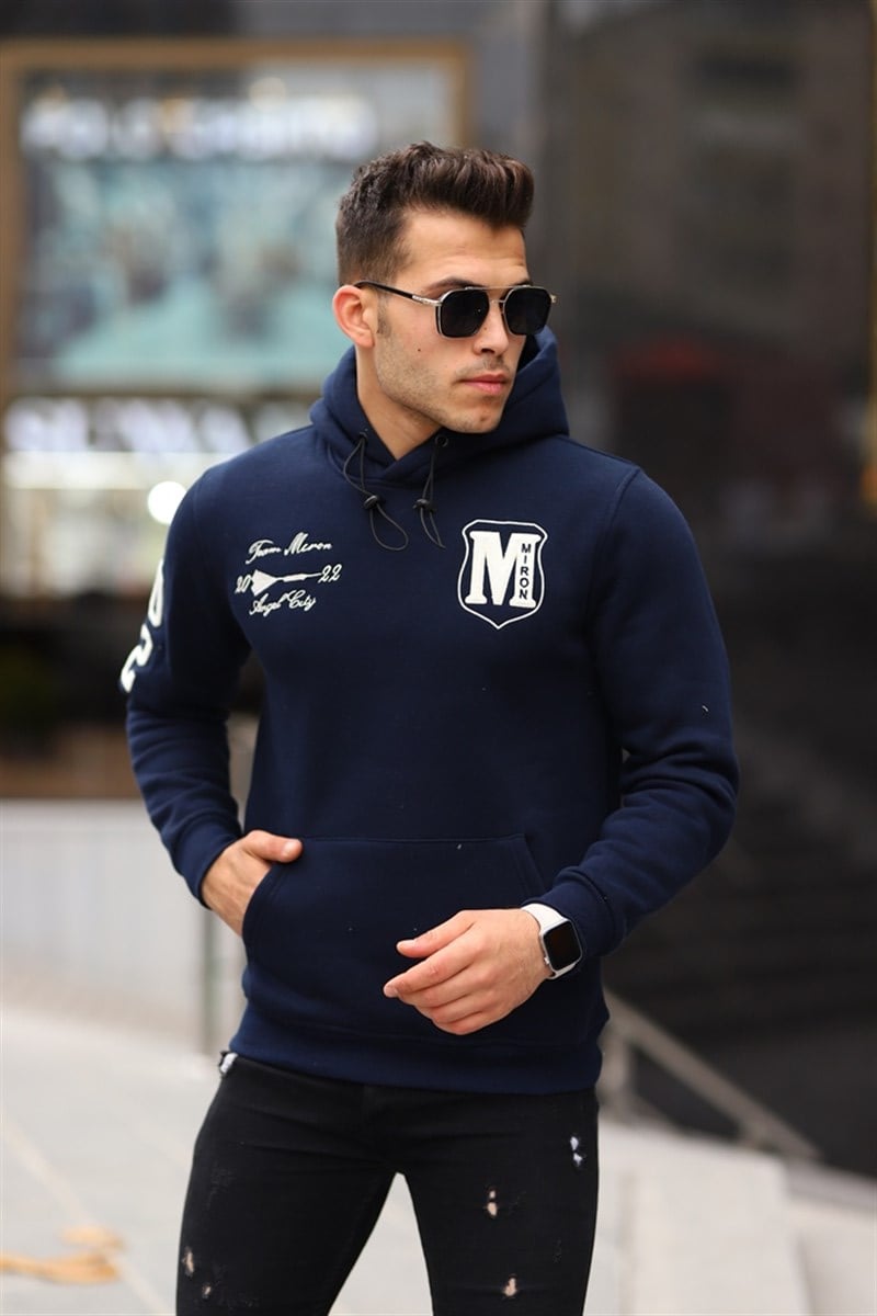 Miron Erkek Kapşonlu Sweatshirt Regular Fit 
