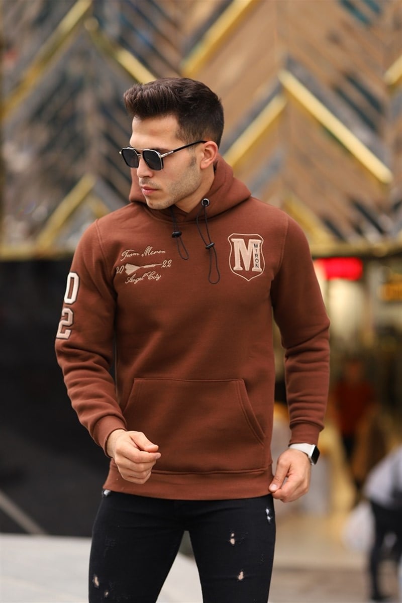 Miron Erkek Kapşonlu Sweatshirt Regular Fit 