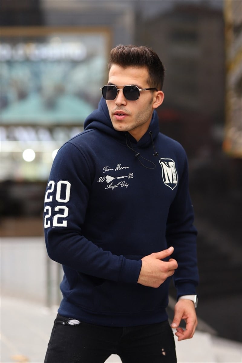 Miron Erkek Kapşonlu Sweatshirt Regular Fit 