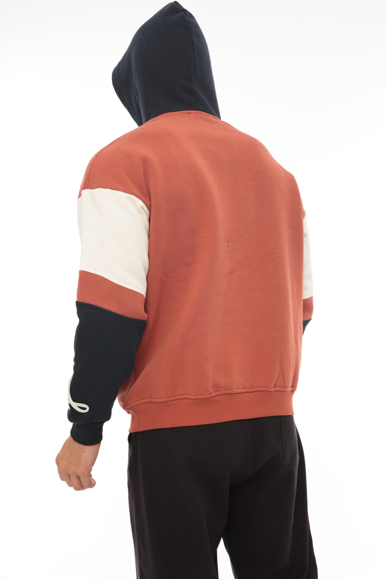 Miron High Nakışlı Oversize Sweatshirt - Somon- 2315