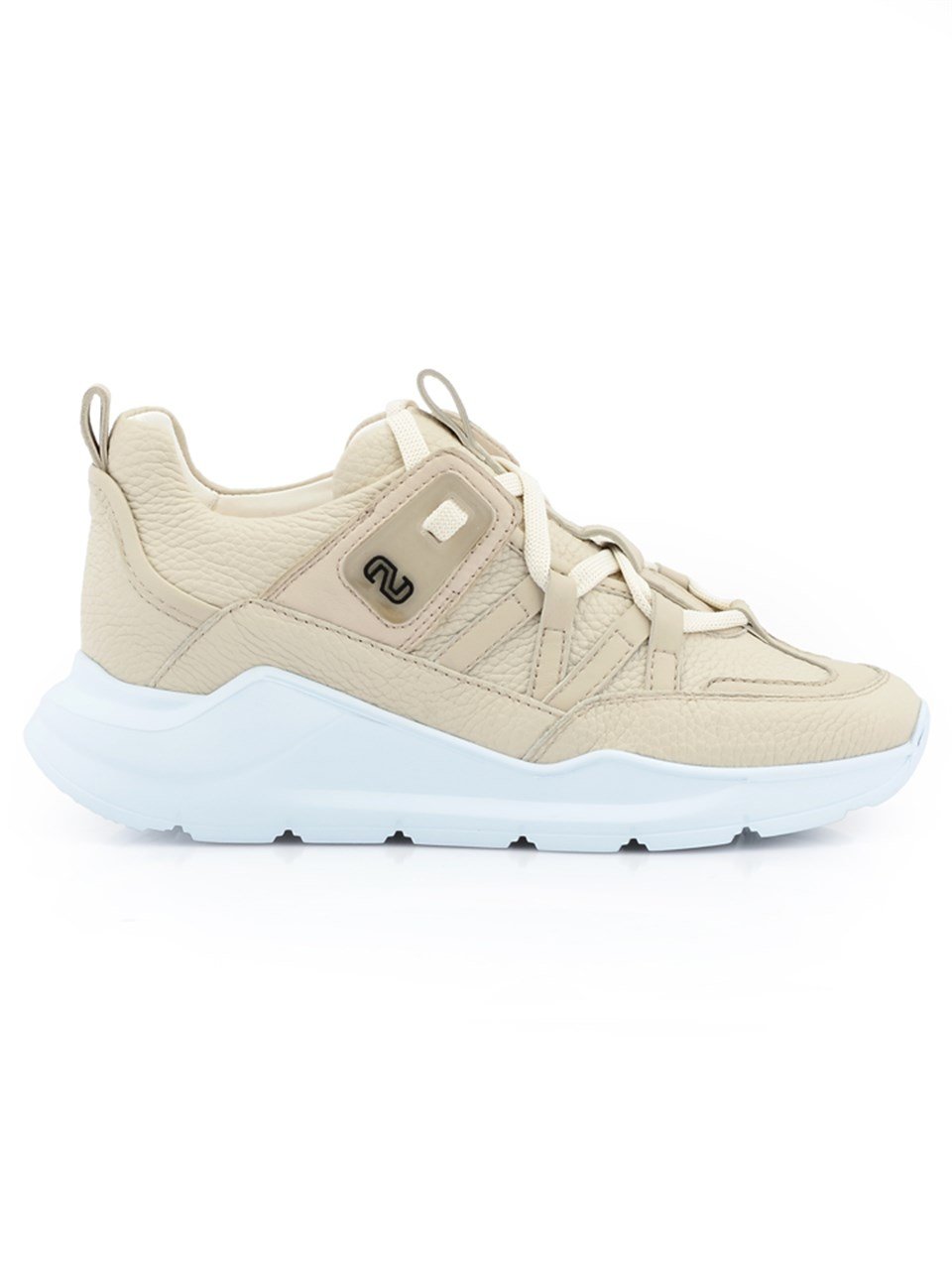 Sneakers A62021 TOGO+NAPPA NUR Bej+Natural
