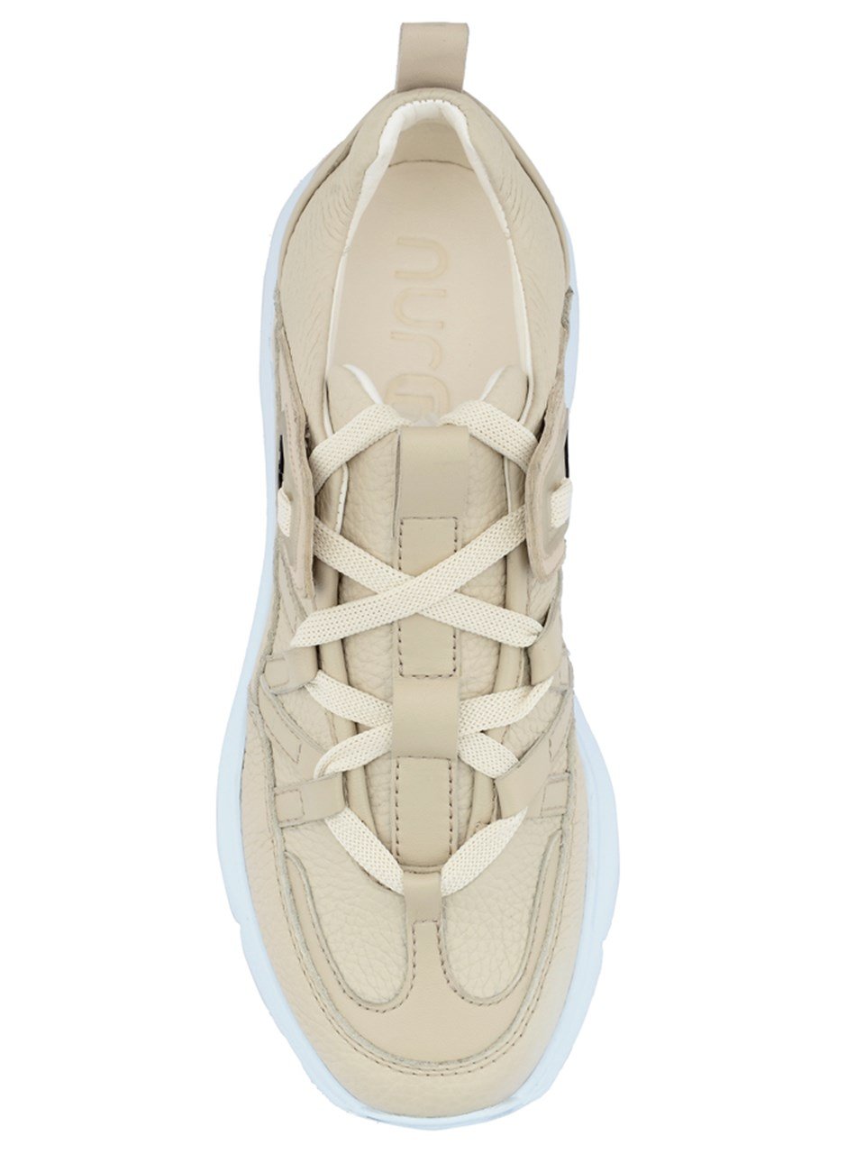Sneakers A62021 TOGO+NAPPA NUR Bej+Natural