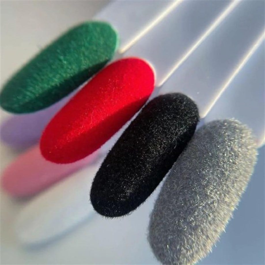 Flok Nail Art Kırmızı (Nar Çiçeği) 5 Gr