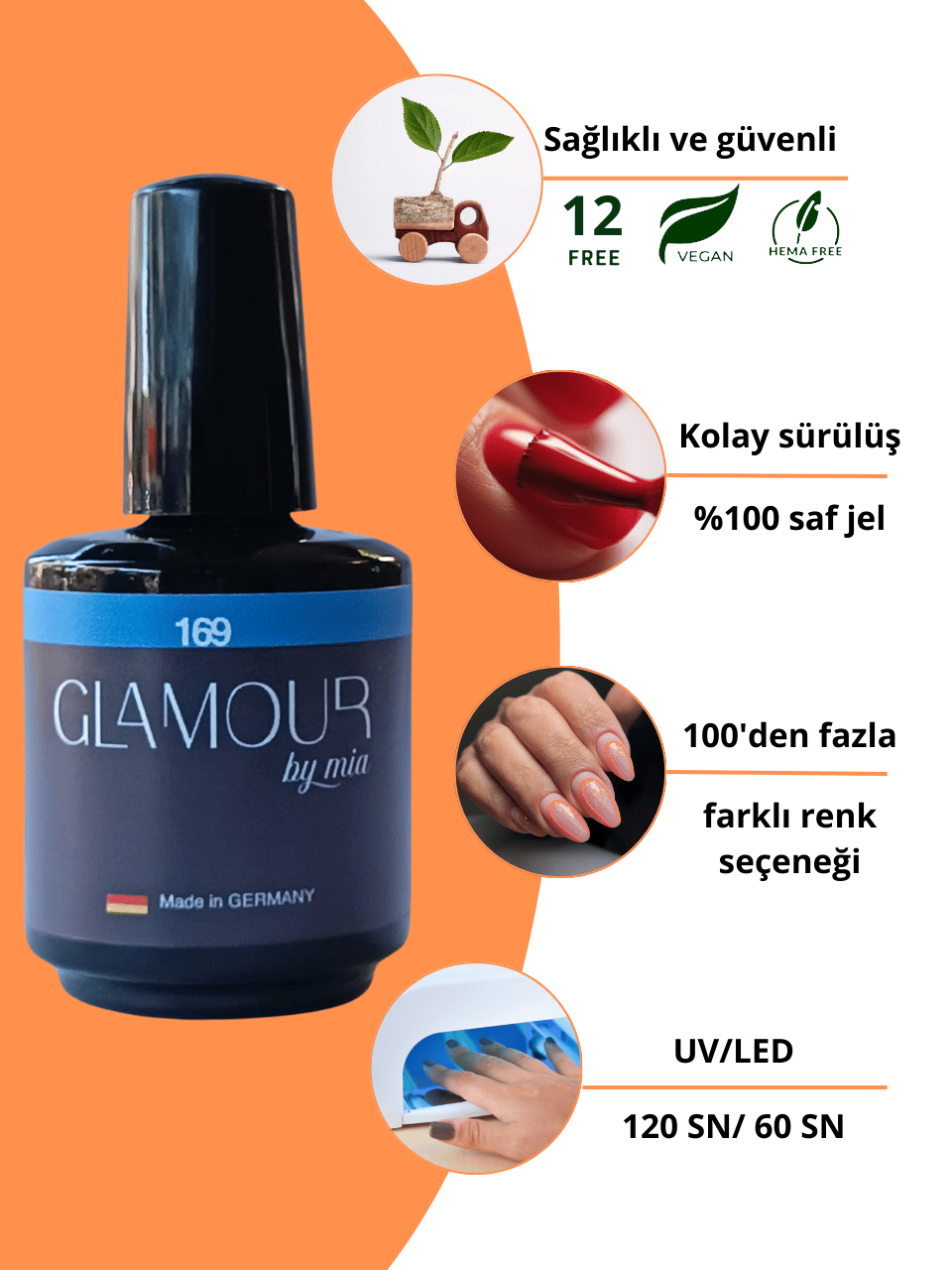 Glamour by MiaOceanGlamour Kalıcı Oje 169