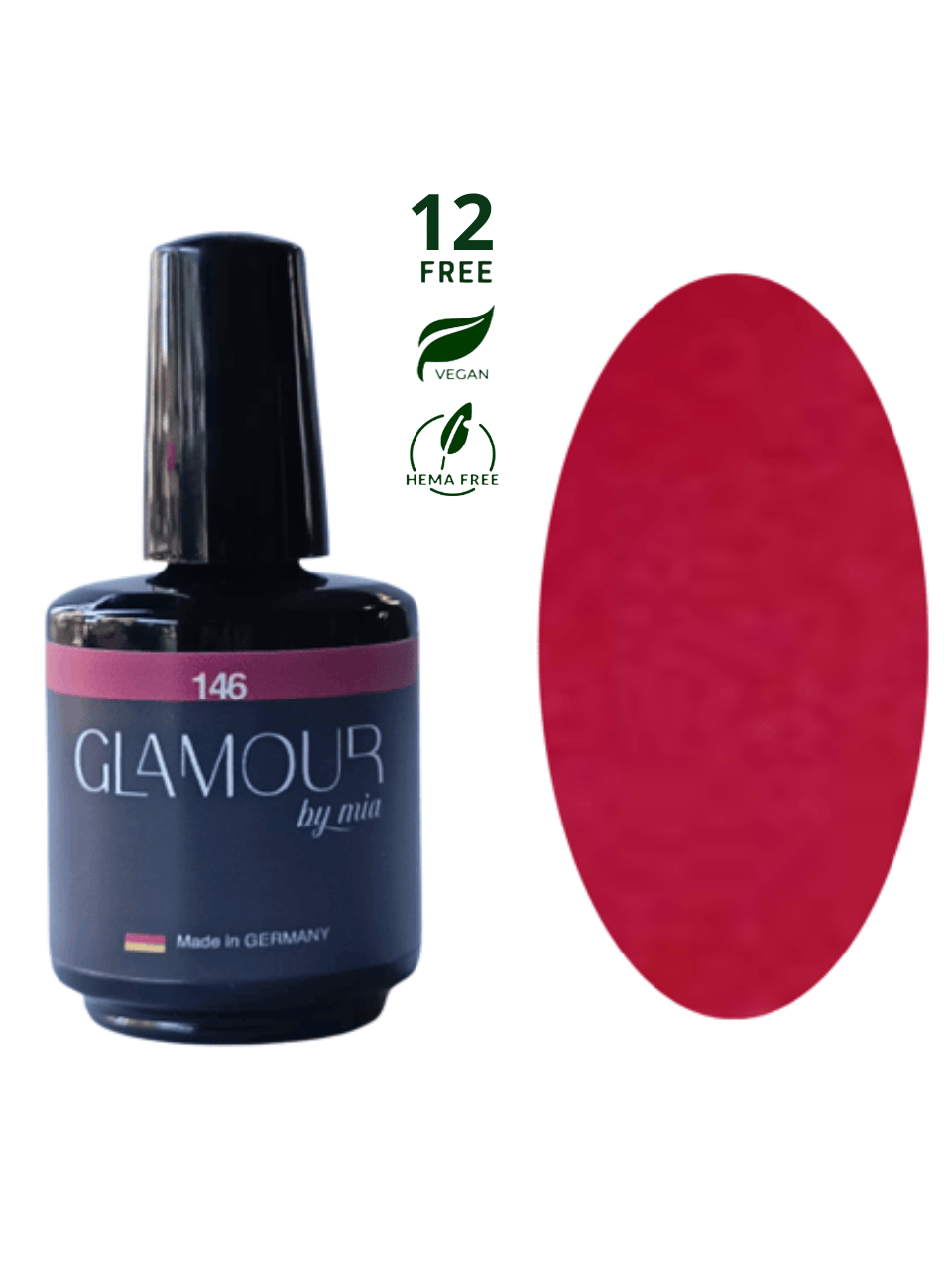 Glamour by MiaRedGlamour Kalıcı Oje 146