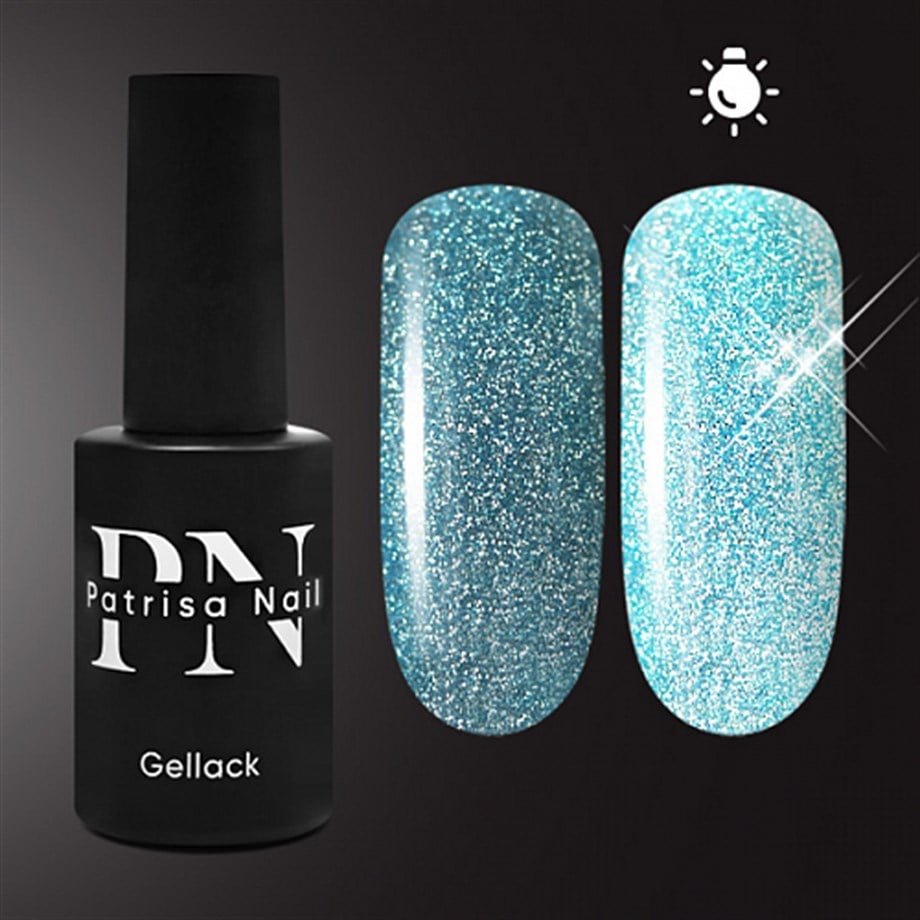 Işığı yansıtan Kalıcı oje Sky Flash (Mavi) 8 ml