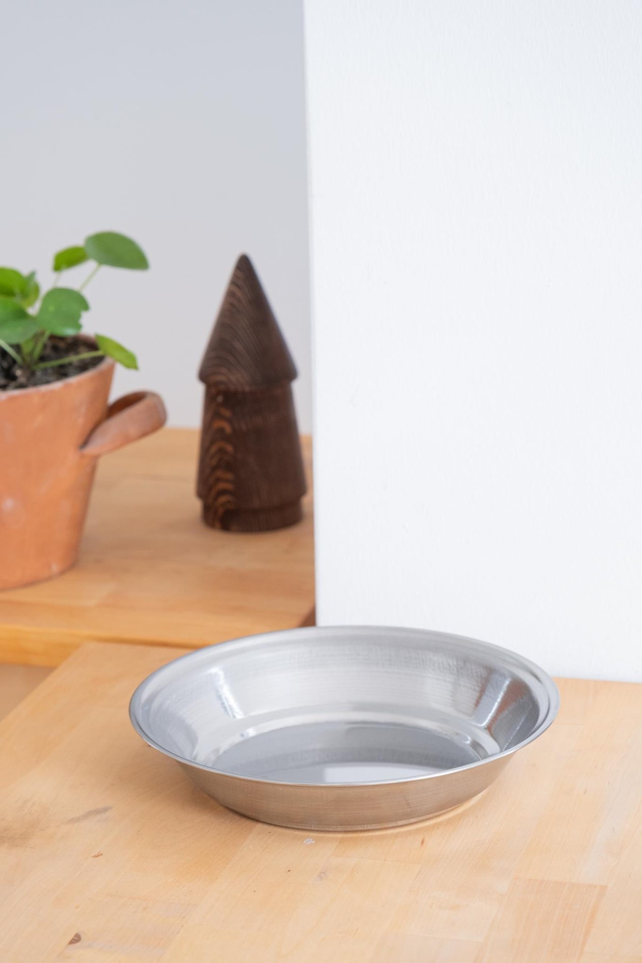 Metal 21 cm Salata Kısır Meyve Sunum Tabağı