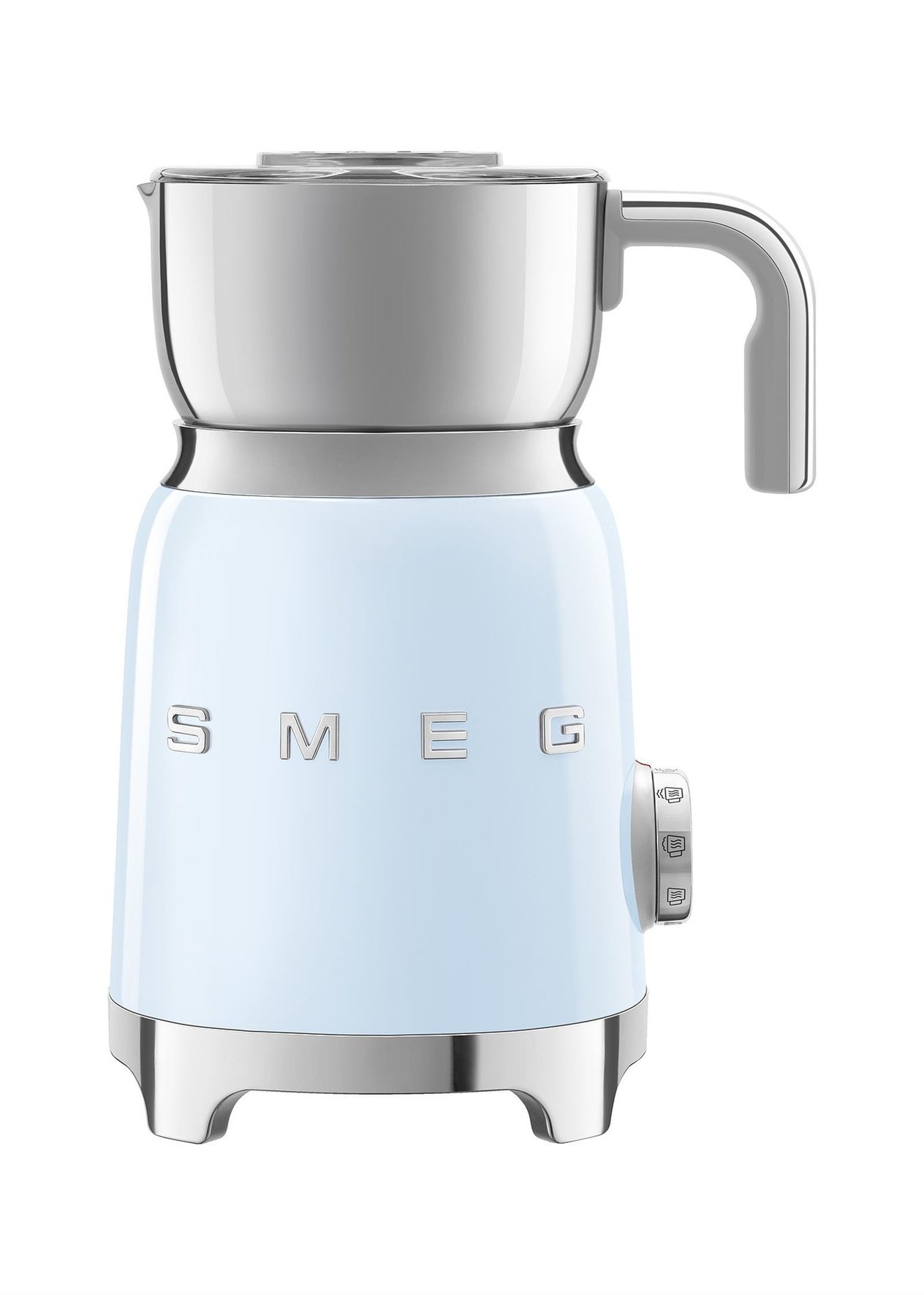 Smeg Pastel Mavi Süt Köpürtme Makinesi