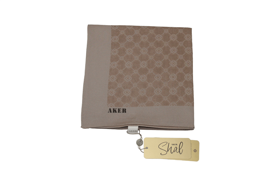 ELEGANCE MONOGRAM EŞARP - VİZON
