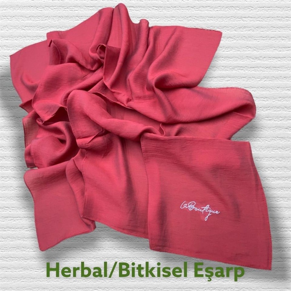 HERBAL BİTKİSEL EŞARP - KIRMIZI