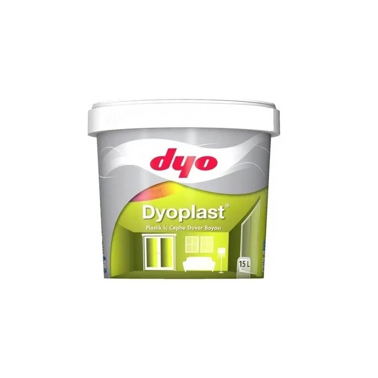 DYO Dyoplast Plastik Boya 15 Lt.-İç Cephe Boyaları-FLZ01756