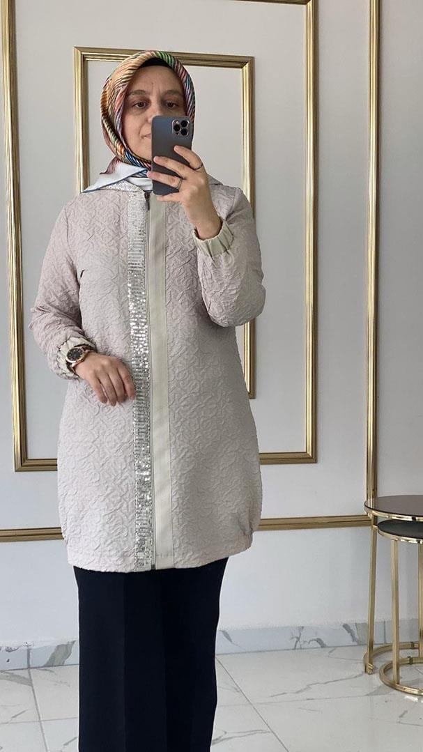 Pulpayet Detaylı Yazlık Bej Giyçık Kap FRY