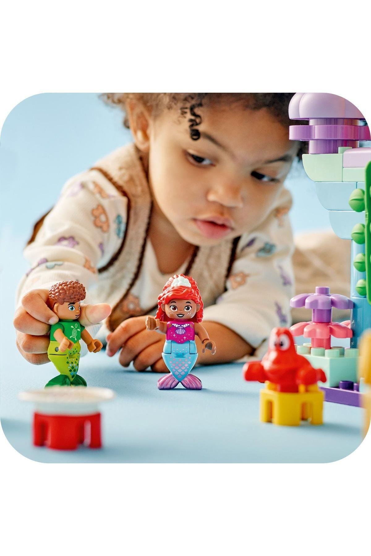 ® DUPLO® | Disney Ariel’in Sihirli Su Altı Sarayı 10435 - Çocuklar için Yapım Seti (116 Parça)-Lego