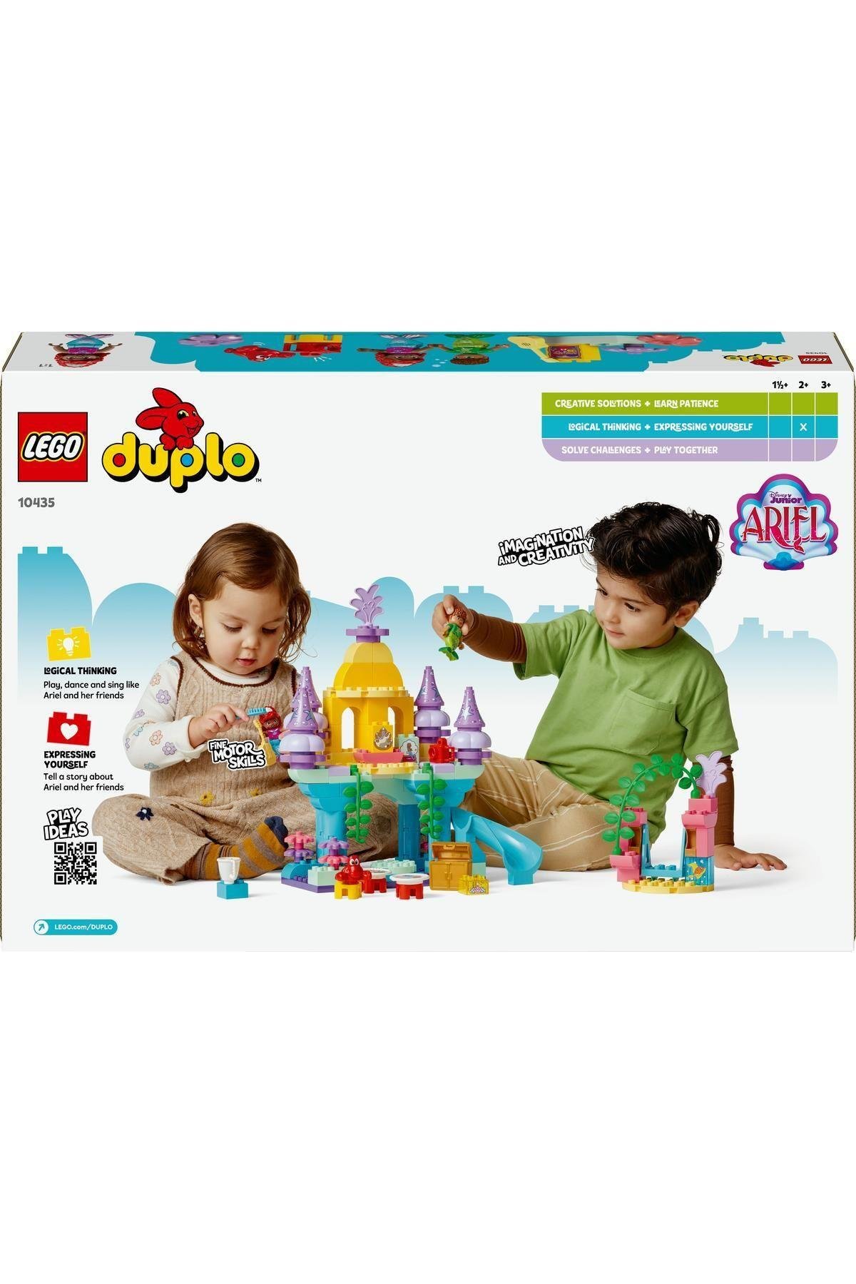 ® DUPLO® | Disney Ariel’in Sihirli Su Altı Sarayı 10435 - Çocuklar için Yapım Seti (116 Parça)-Lego