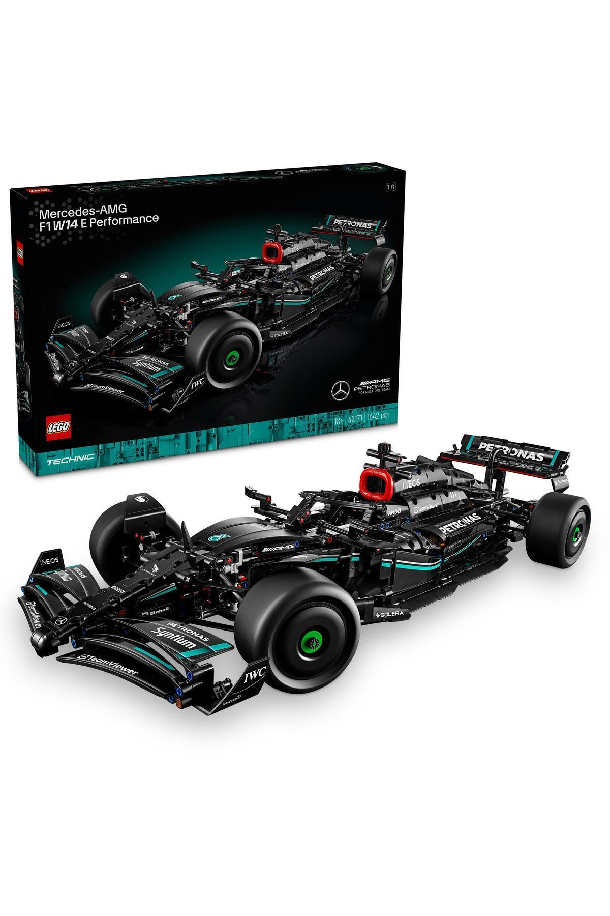 ® Technic Mercedes-AMG F1 W14 E Performance 42171- 18 Yaş ve Üzeri İçin Yapım Seti (1642 Parça)-Lego Technic