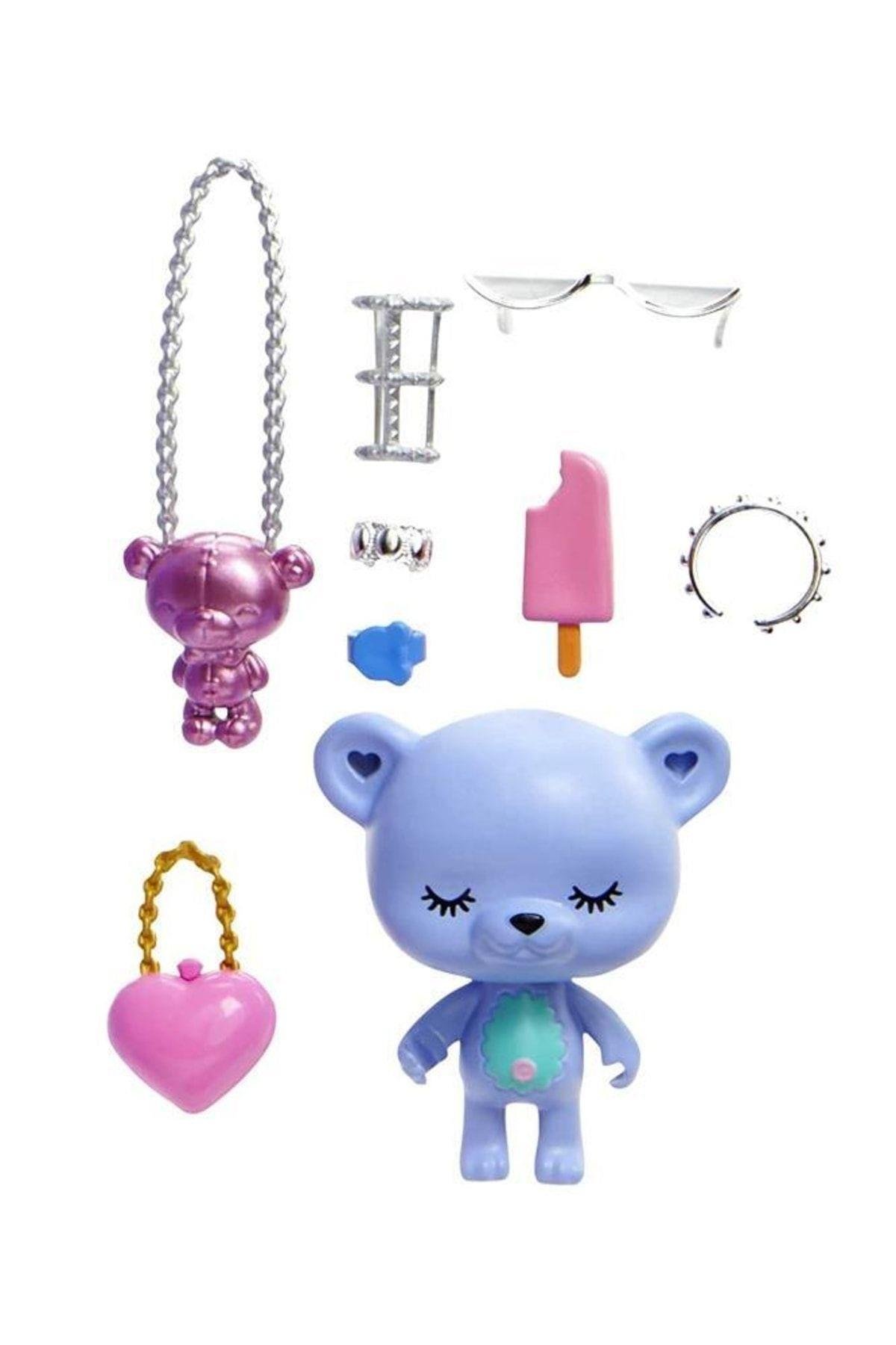 Barbie Extra Fancy Bebek Ve Hayvan Dostu Mor Elbiseli Bebek-Oyuncak Bebekler
