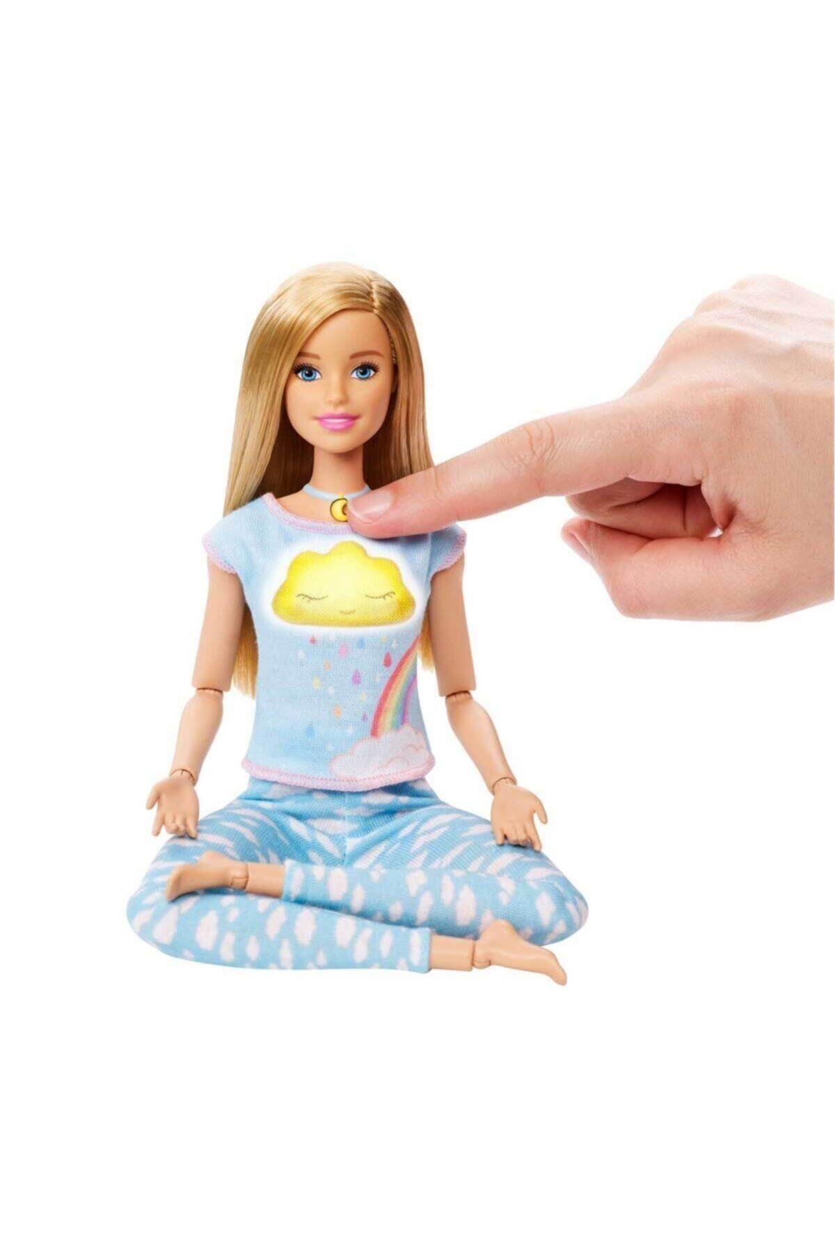 Barbie Nefes Egzersizi Bebeği GNK01-Oyuncak Bebekler