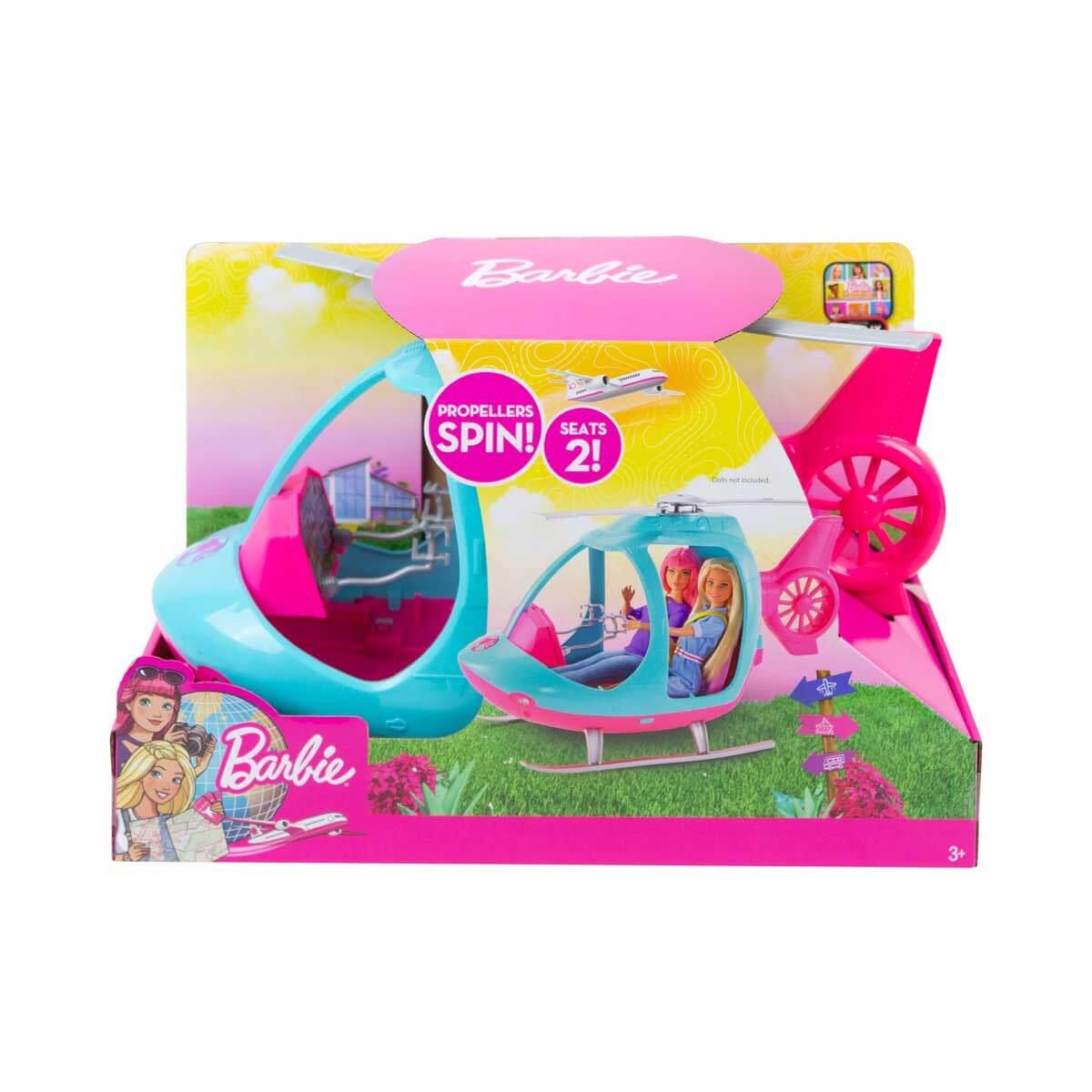 Barbie'nin Pembe Helikopteri FWY29-Oyuncak Bebekler