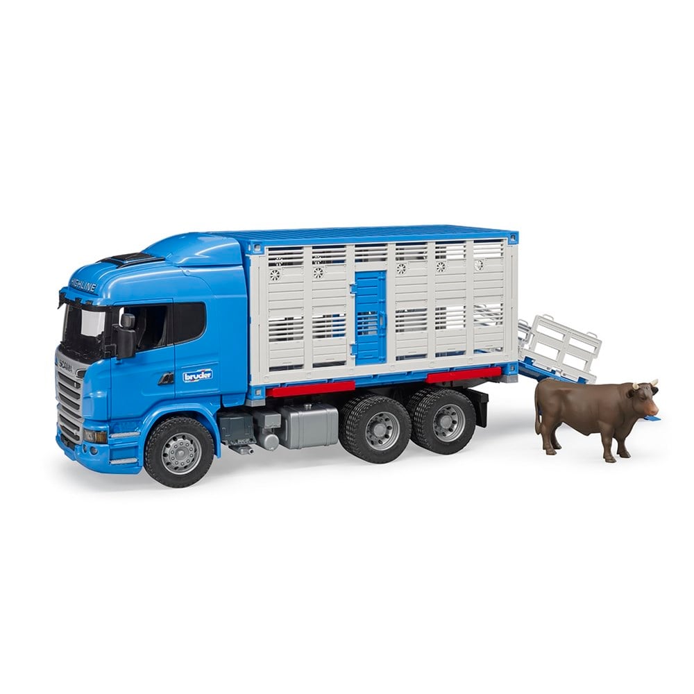 Bruder BR03549 Scania R Serisi Hayvan Nakil Aracı-Maket Araçlar