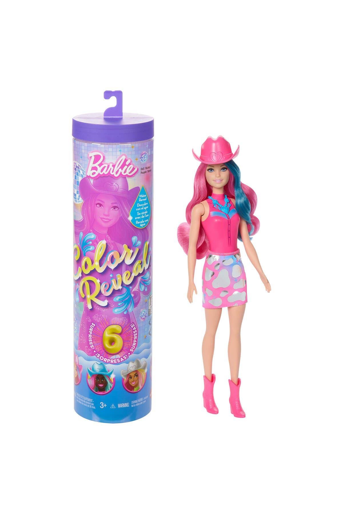 Color Reveal™ - Renk Değiştiren Sürpriz Barbie Disco Star Serisi | JCP01-Oyuncak Bebekler