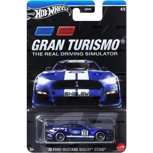Hot Wheels Gran Turısmo Arabaları Özel Seri 20 Ford Mustang Shelby GT500 HRV66-GDG83-Oyuncak Arabalar ve Kamyonlar
