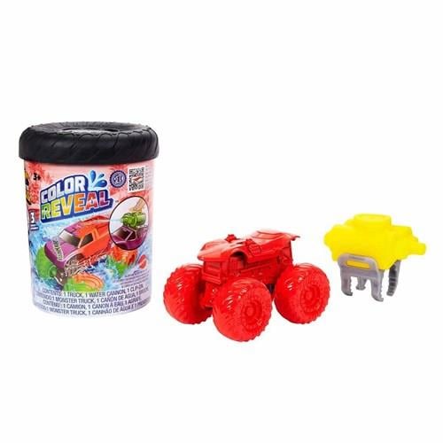 Hotwheels Monster Trucks Renk Değiştiren Arabalar HJF39-Araba Garaj ve Setleri