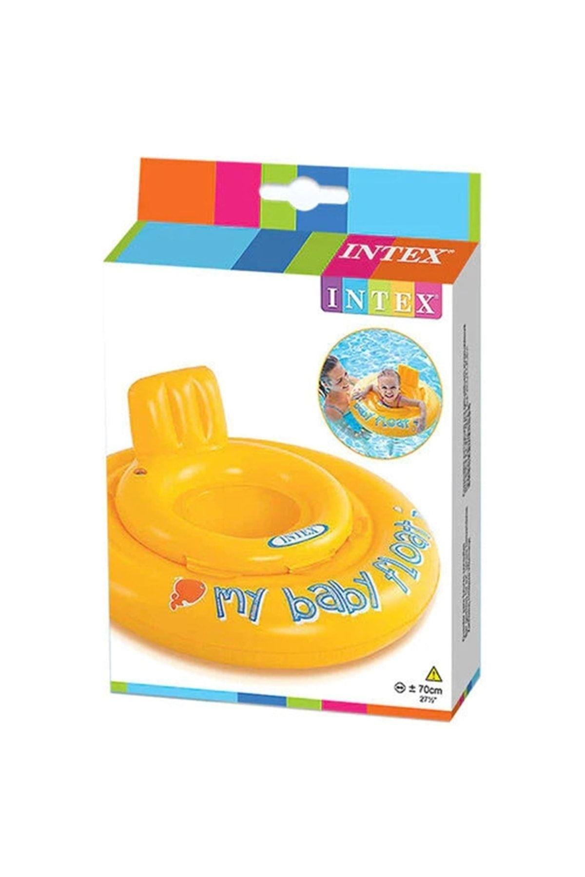 Intex Sarı Bebe Flatörü 70 Cm |6-12ay|-Deniz ve Havuz Ürünleri