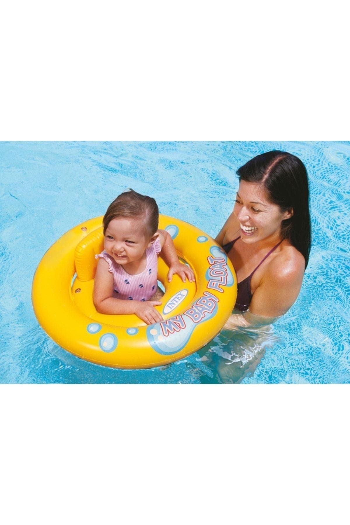Intex Sarı Bebe Flatörü 70 Cm |6-12ay|-Deniz ve Havuz Ürünleri