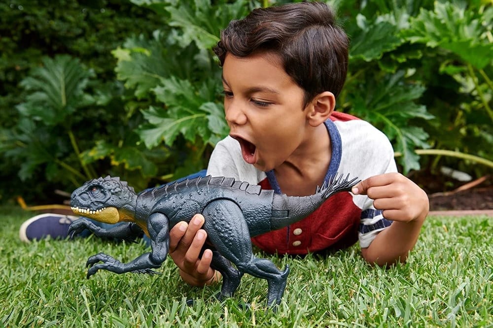 Jurassic World Saldırgan Dövüşçü Dinozor Figürü Hbt41-Hayvan Figürleri