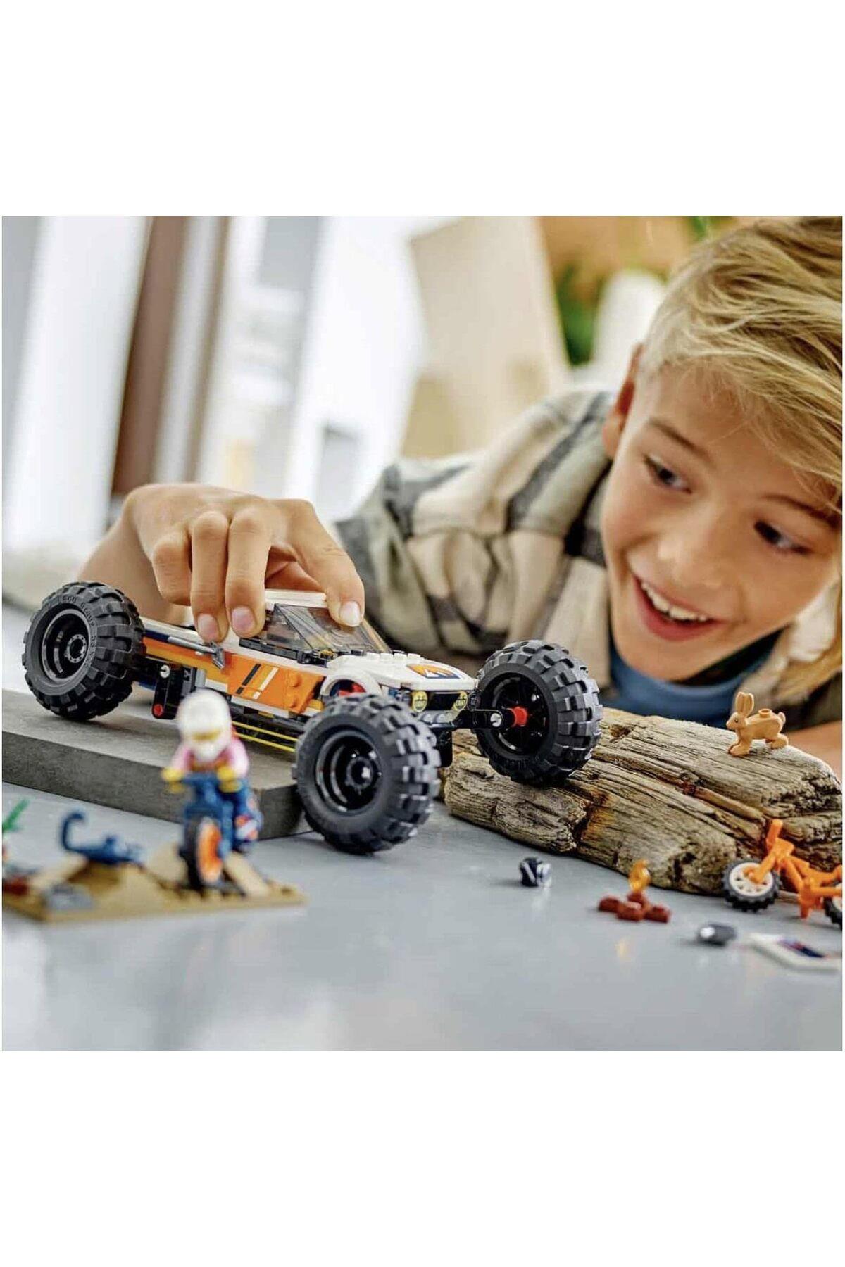 LEGO ® City 4x4 Arazi Aracı Maceraları 60387 - 6 Yaş ve Üzeri Çocuklar için Yapım Seti (252 Parça)-Lego