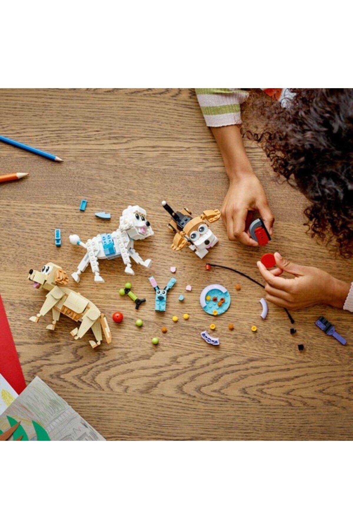 LEGO ® Creator Sevimli Köpekler 31137 - 7 Yaş ve Üzeri Çocuklar için Oyuncak Yapım Seti (475 Parça)-Lego