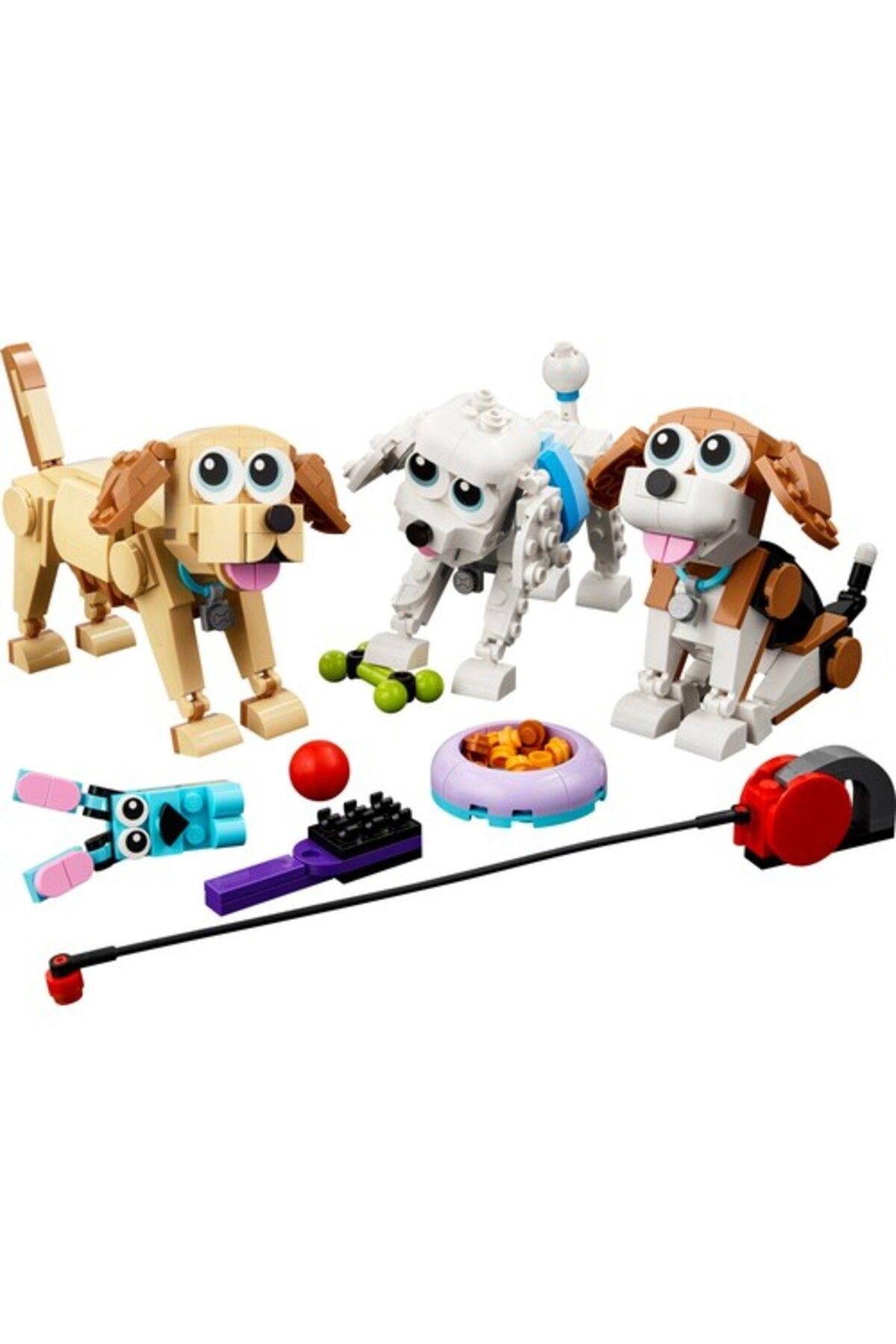 LEGO ® Creator Sevimli Köpekler 31137 - 7 Yaş ve Üzeri Çocuklar için Oyuncak Yapım Seti (475 Parça)-Lego