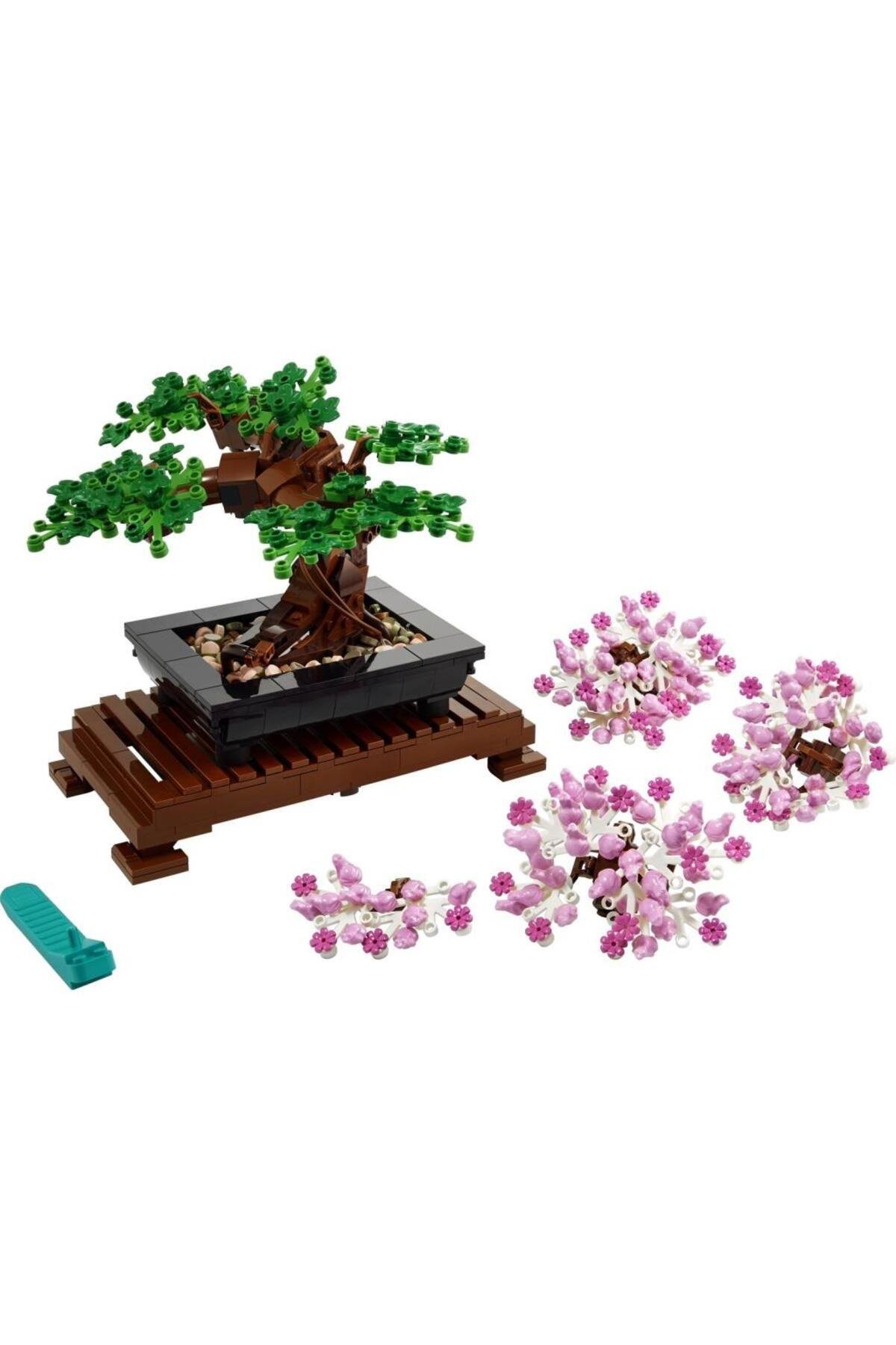 LEGO ® ICONS Bonsai Ağacı 10281 - Yetişkinler İçin Koleksiyonluk Dekoratif Yapım Seti (878 Parça)-Lego
